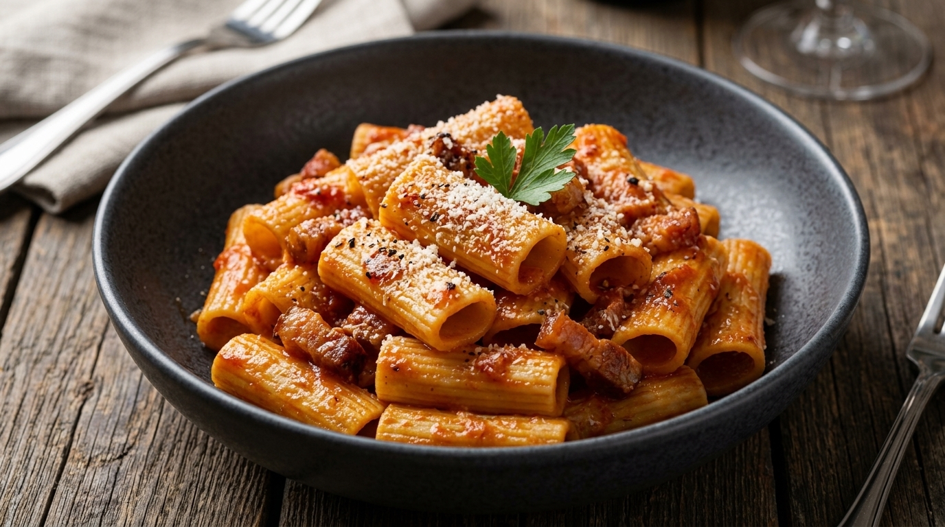 Classic Rigatoni Amatriciana