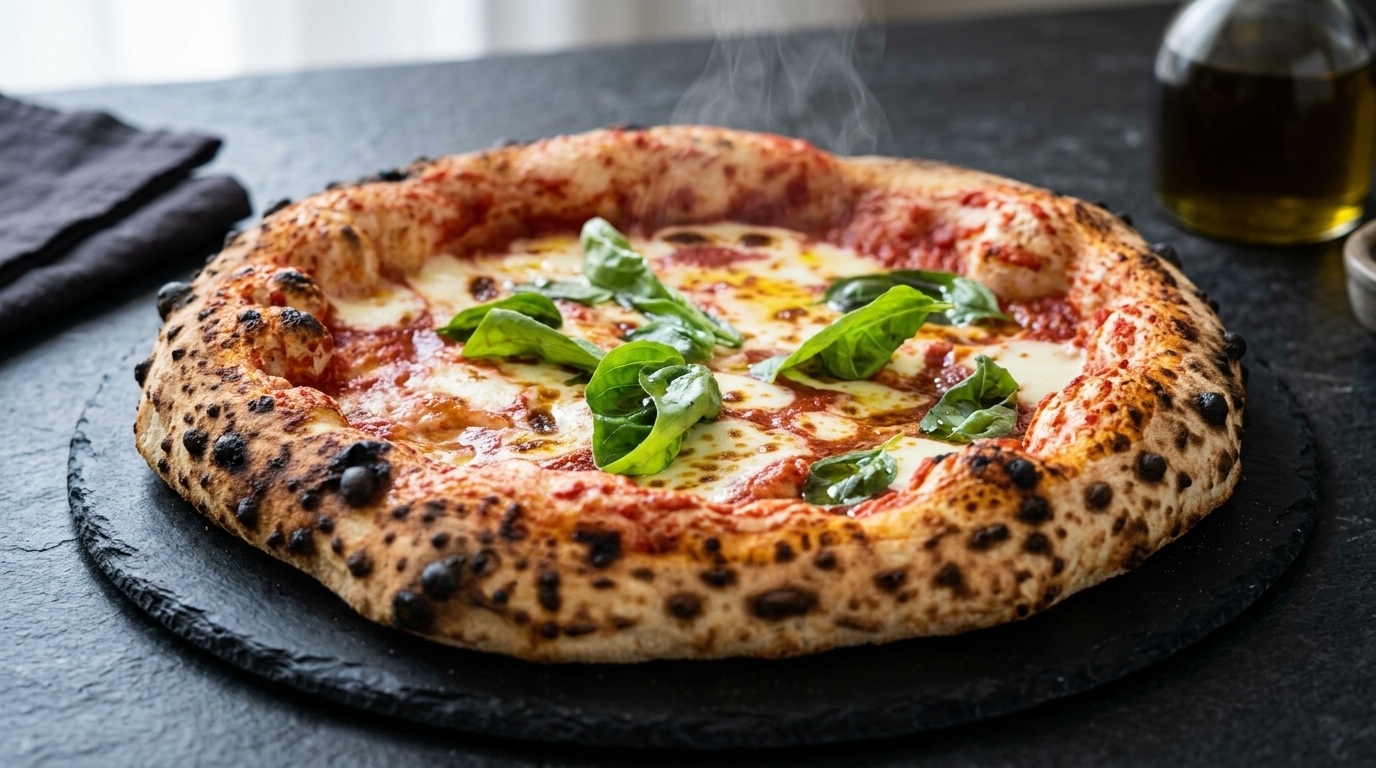 75% Hydration Margherita Pizza (Neapolitan Style)