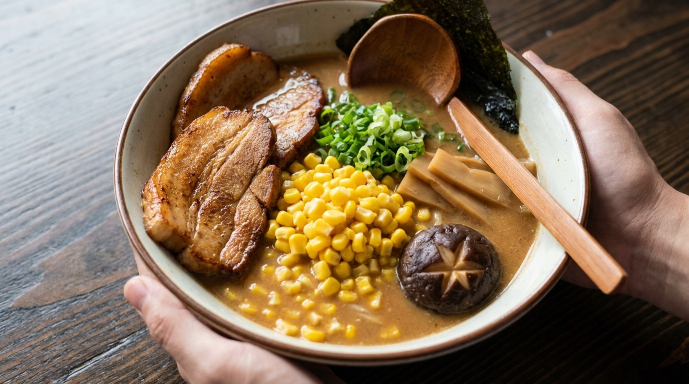 Japanese Miso Butter Corn Ramen