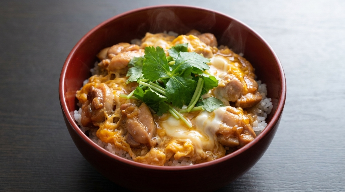 Classic Japanese Oyakodon (Chicken and Egg Bowl)