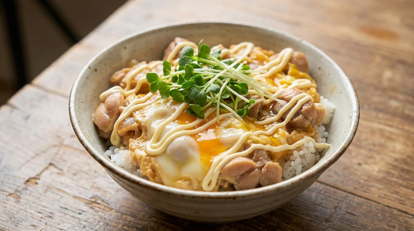 Classic Japanese Oyakodon (Chicken and Egg Rice Bowl)