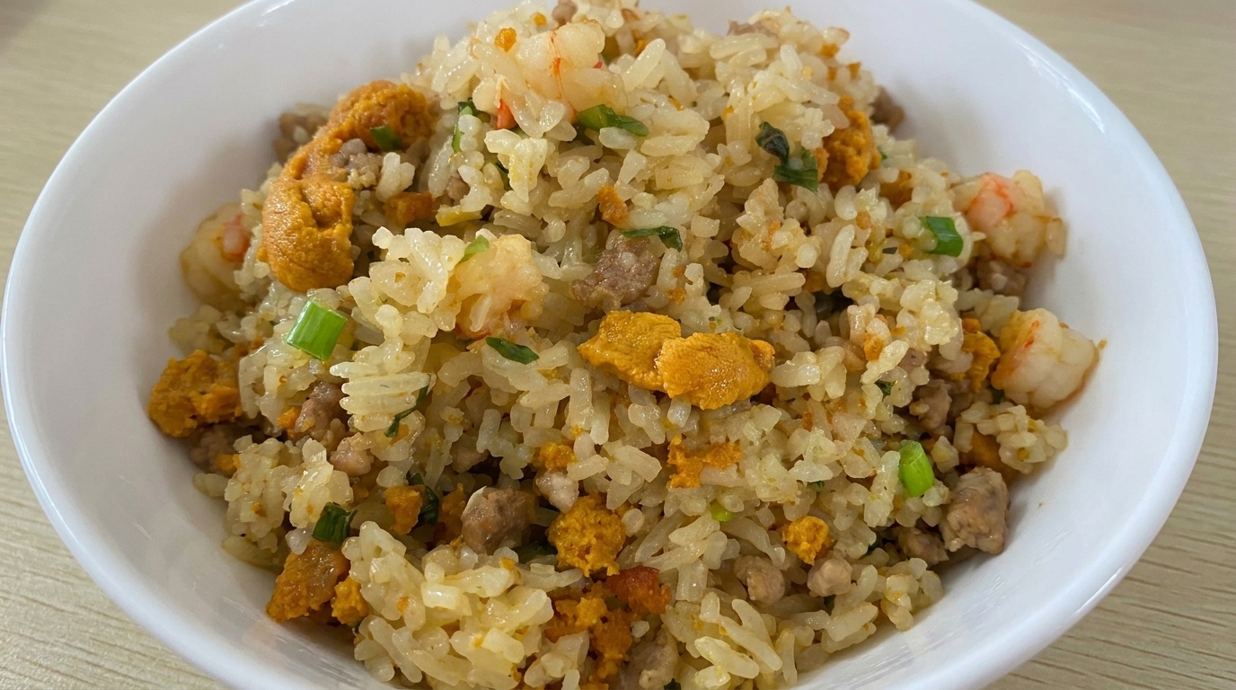 Restaurant-Quality Sea Urchin Fried Rice