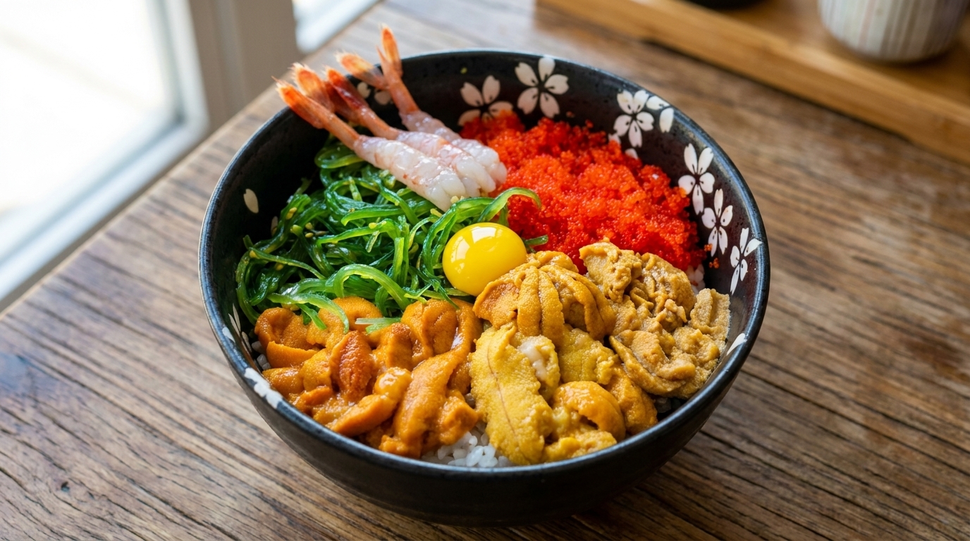 Japanese Sea Urchin Rice Bowl (Uni Don)