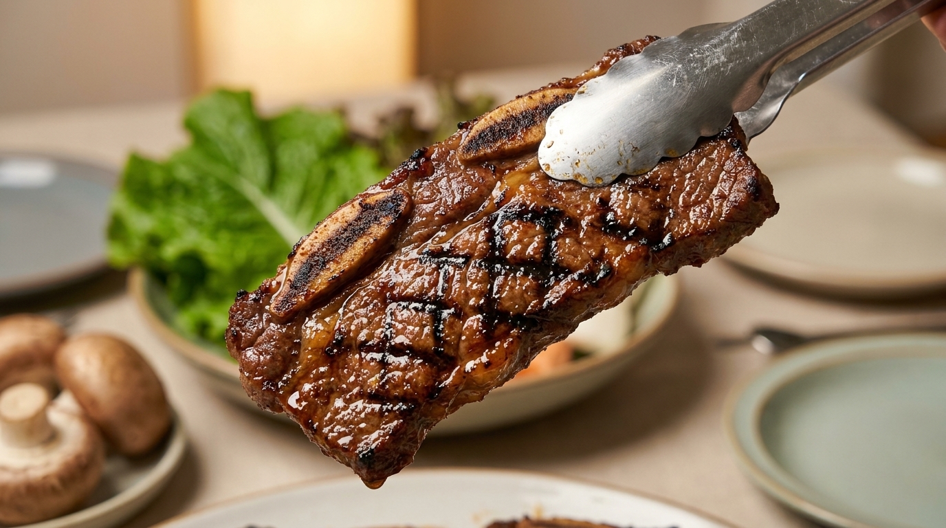Korean Grilled Beef Short Ribs (Galbi)