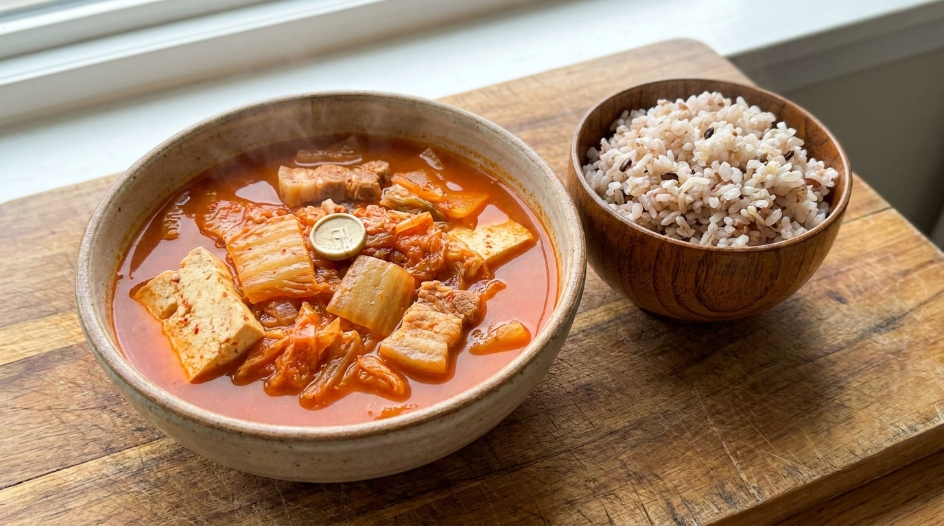 Classic Korean Kimchi Stew (Kimchi-jjigae)