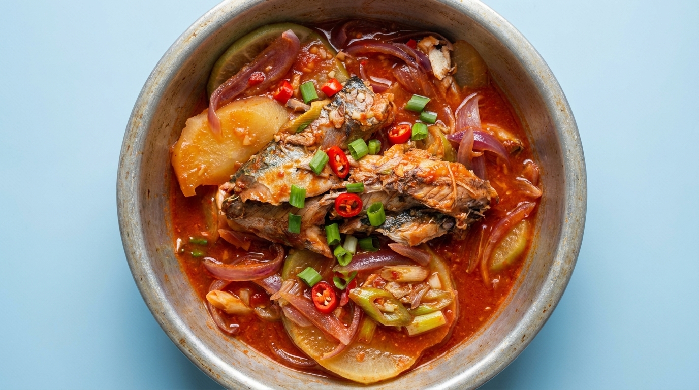 Easy Canned Mackerel Stew