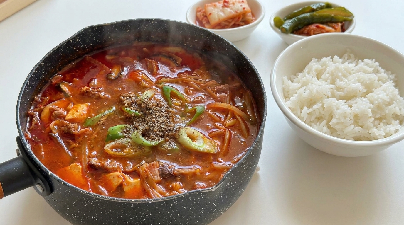 Korean Beef Doenjang Stew (Doenjang-jjigae)