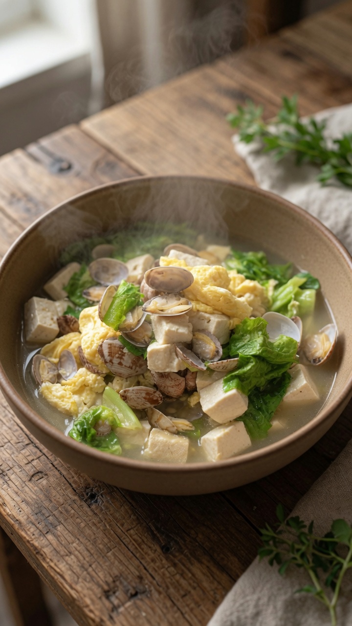 Classic Clam and Tofu Stew