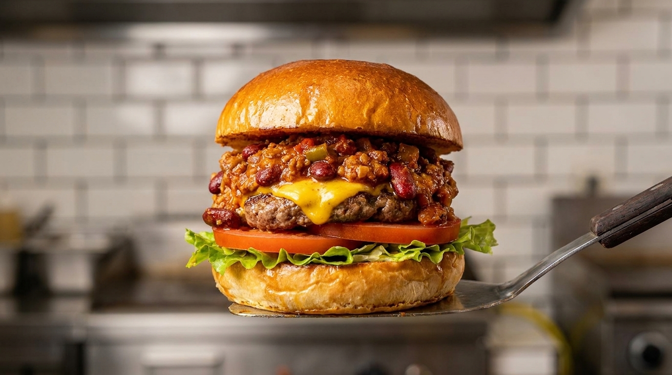 Mexican Chili Beef Burger