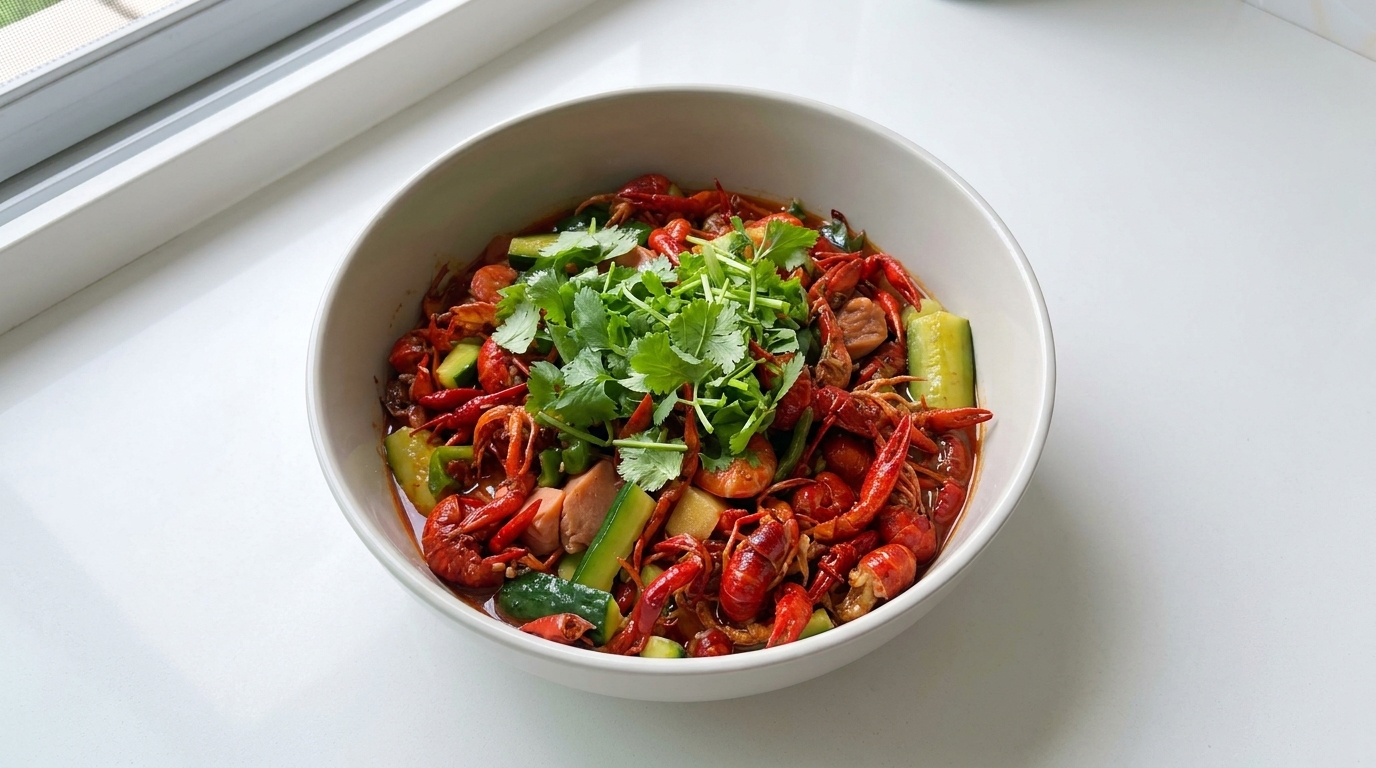Spicy Beer-Braised Crawfish (麻辣小龙虾)