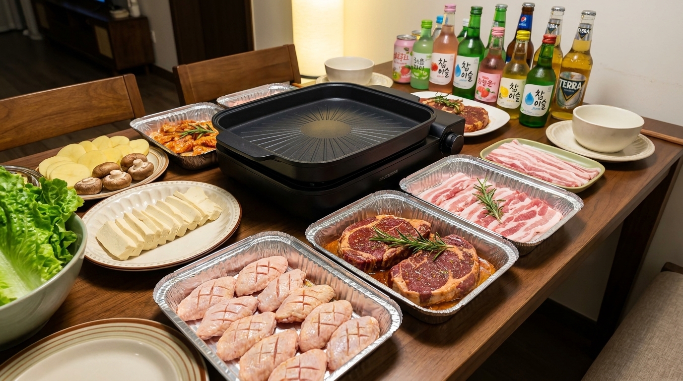 Home-style Korean BBQ Feast