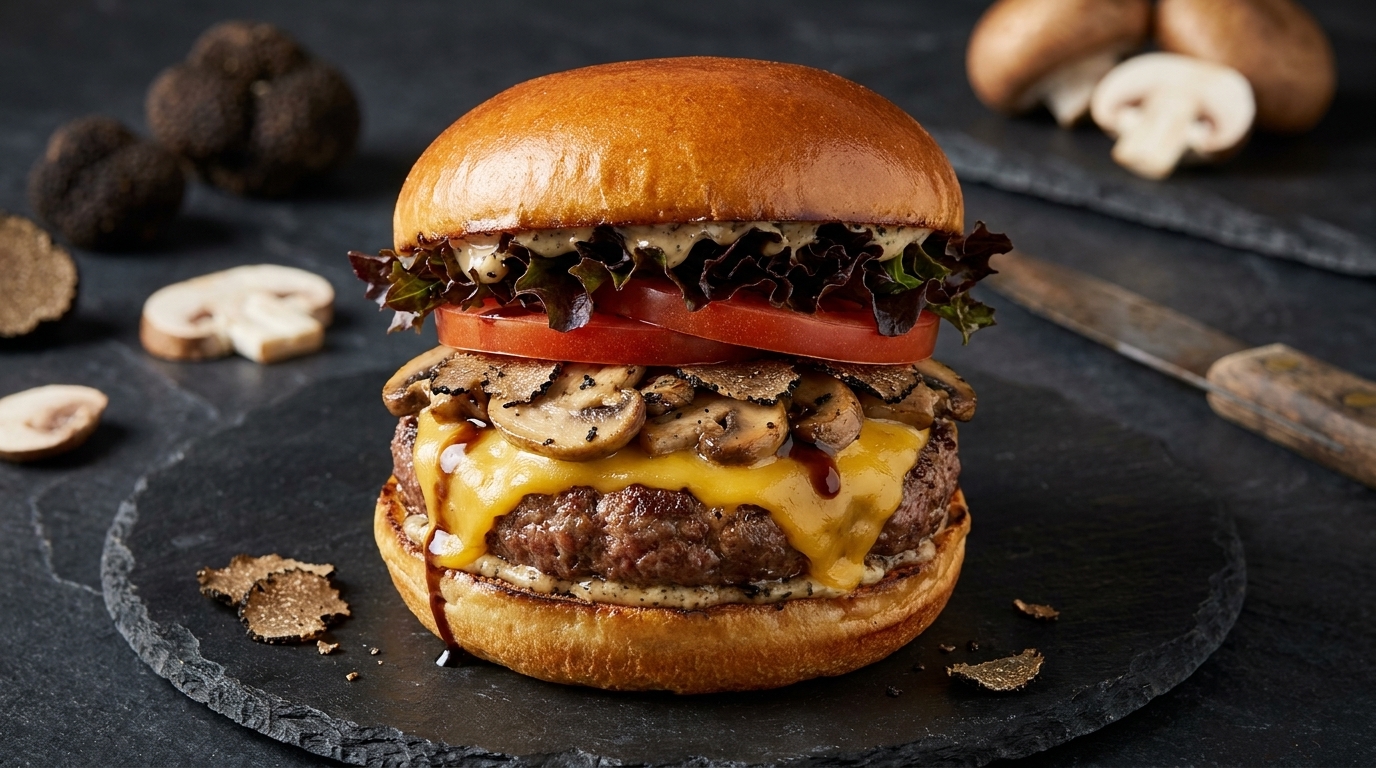 Gourmet Truffle Beef Burger