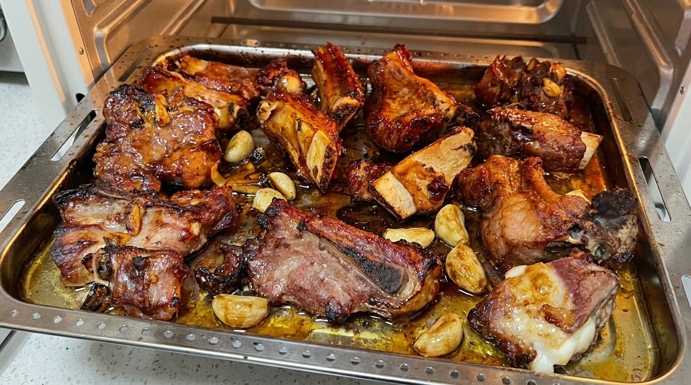 Honey Glazed Roasted Pork Ribs