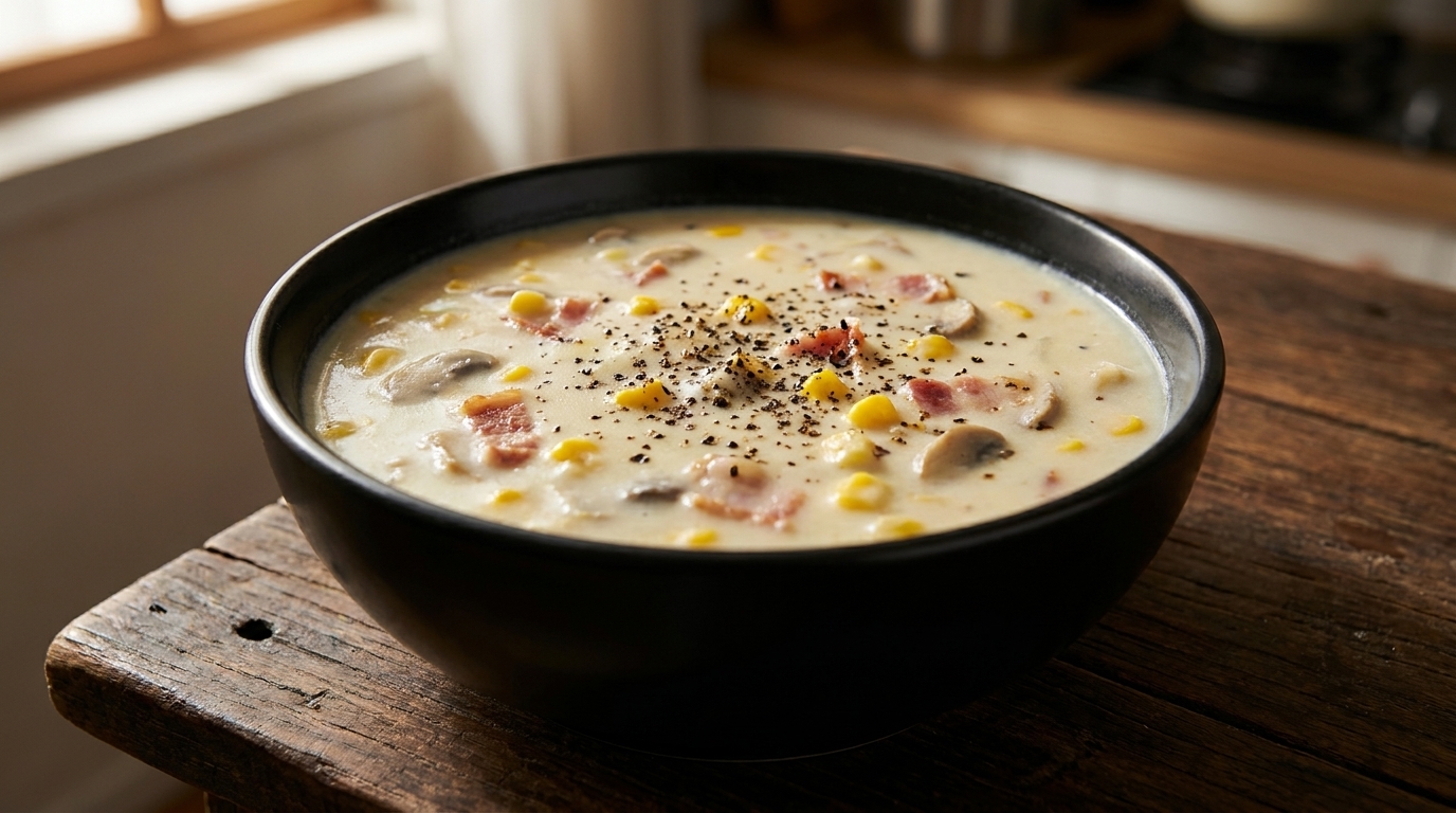 Creamy Clam and Corn Chowder