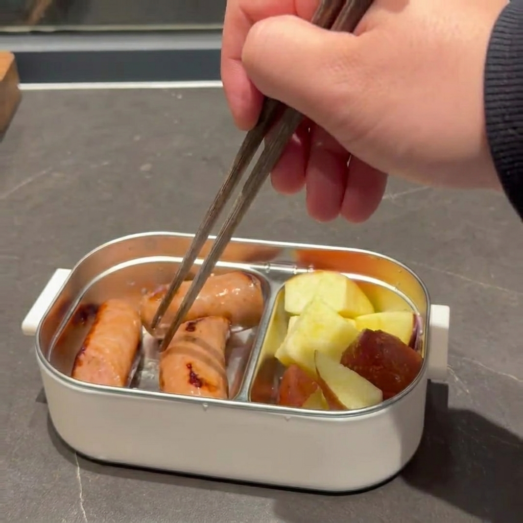 Shredded mozzarella being sprinkled over macaroni in a metal baking pan.