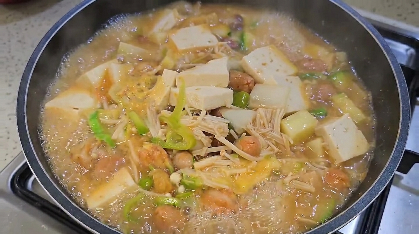 Authentic Korean Doenjang Jjigae (Soybean Paste Stew)