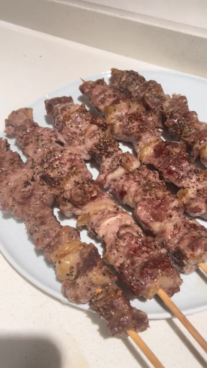 Oven-Grilled Beef Rib Finger Skewers