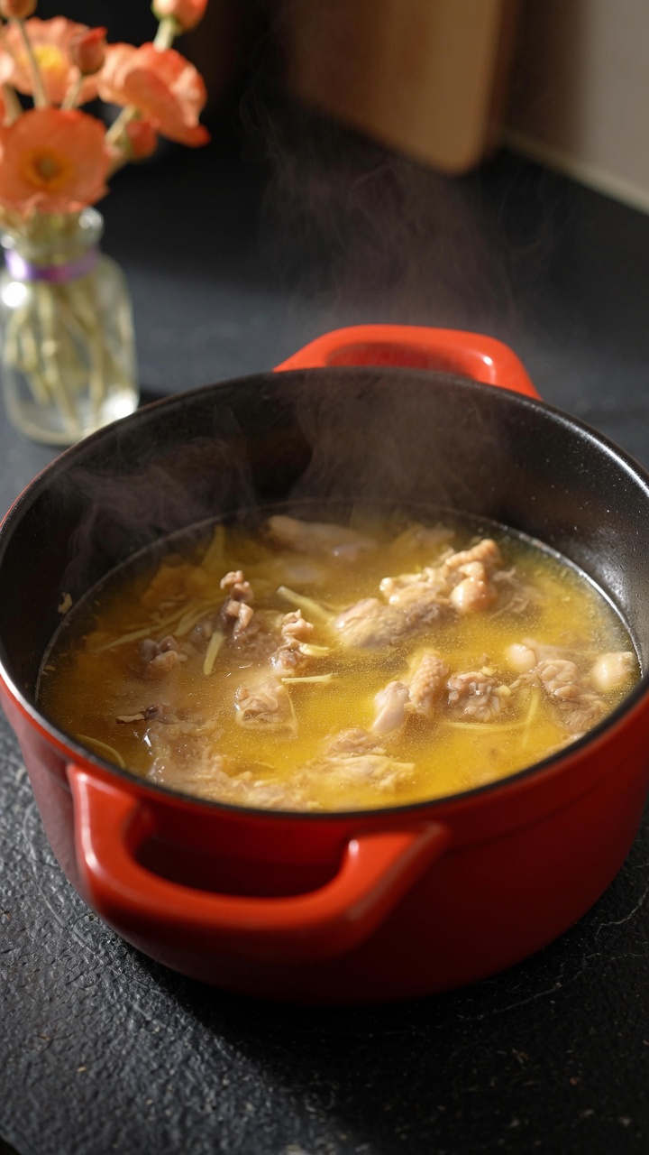 Warming Ginger Chicken Soup