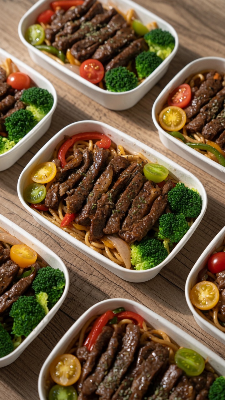 Homemade Black Pepper Beef Pasta