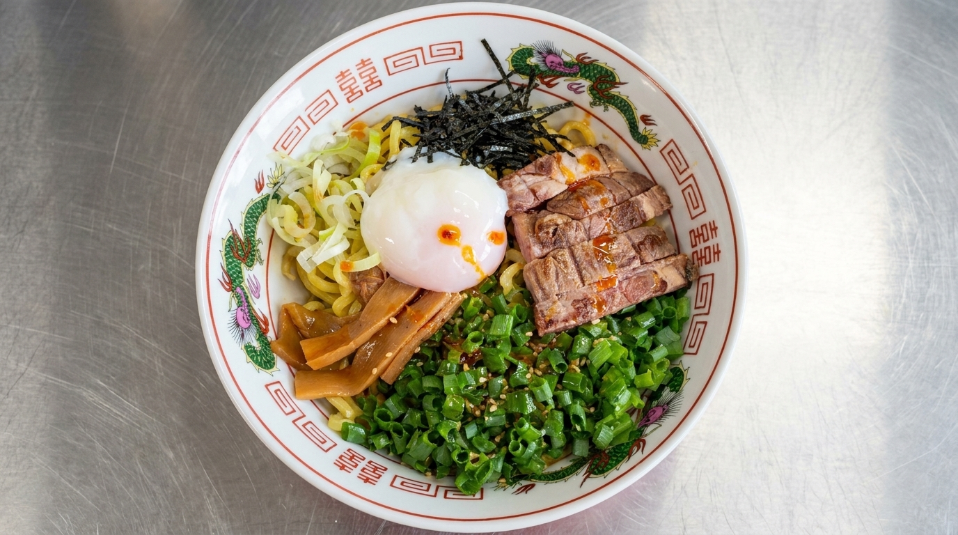 Spicy Miso Abura Soba (Japanese Oil Noodles)