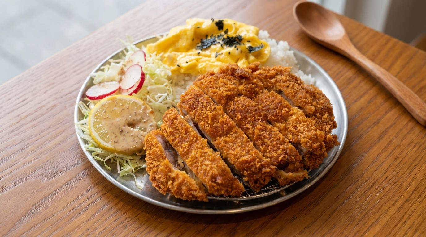 Japanese Tonkatsu Rice Bowl (Katsudon)