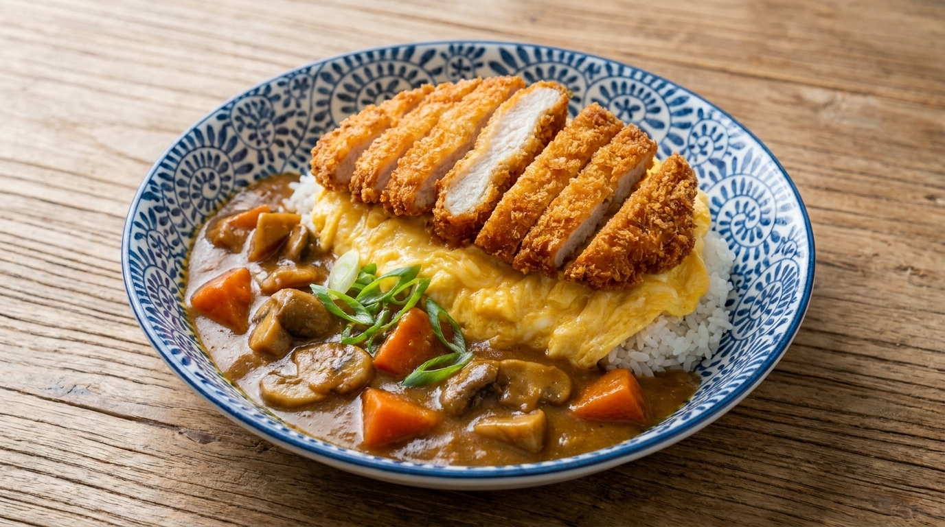 Japanese Curry Chicken Cutlet (Katsu Curry)