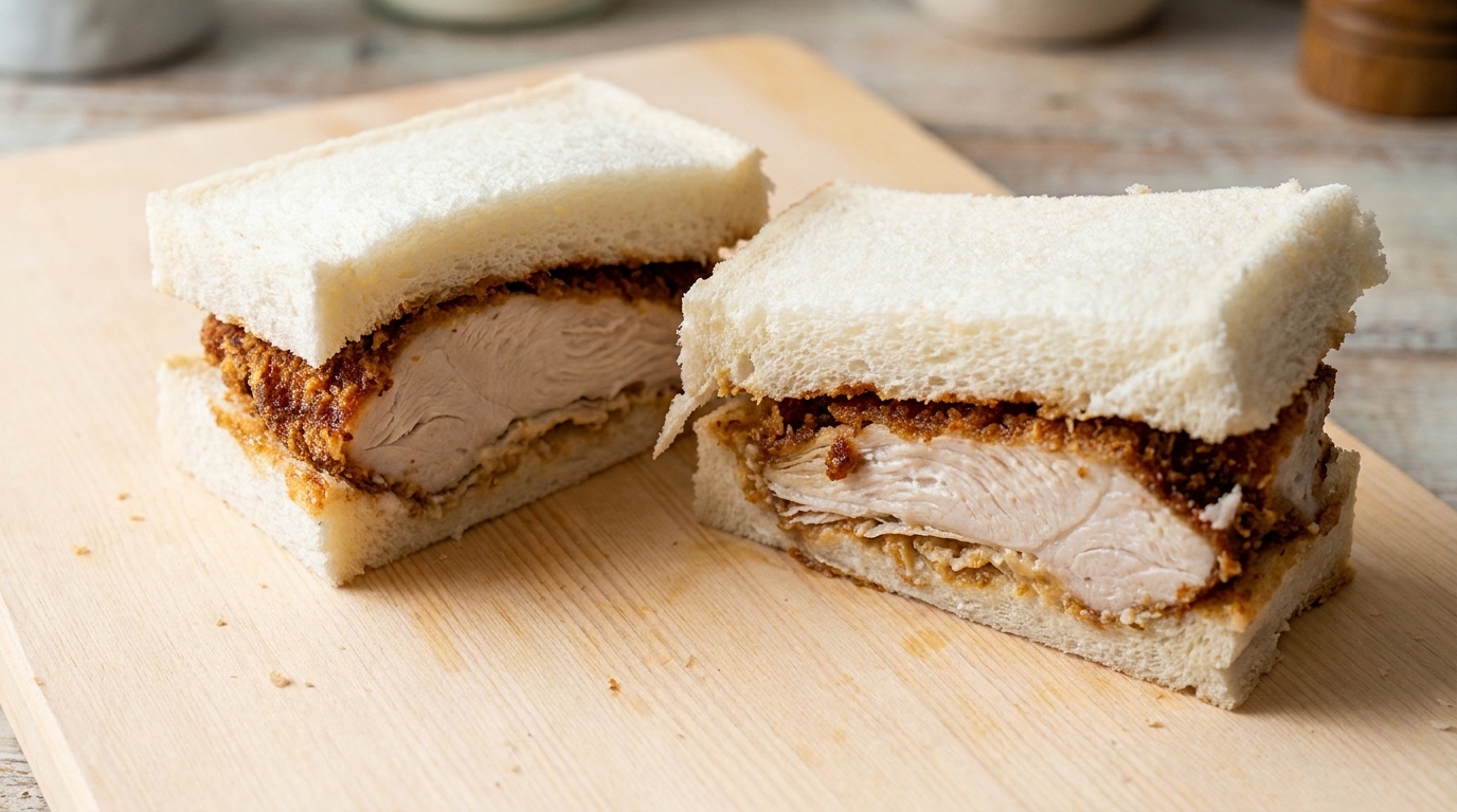 Crispy Japanese Chicken Katsu Sandwich