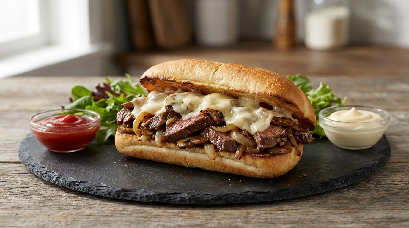Classic Homemade Philly Cheesesteak
