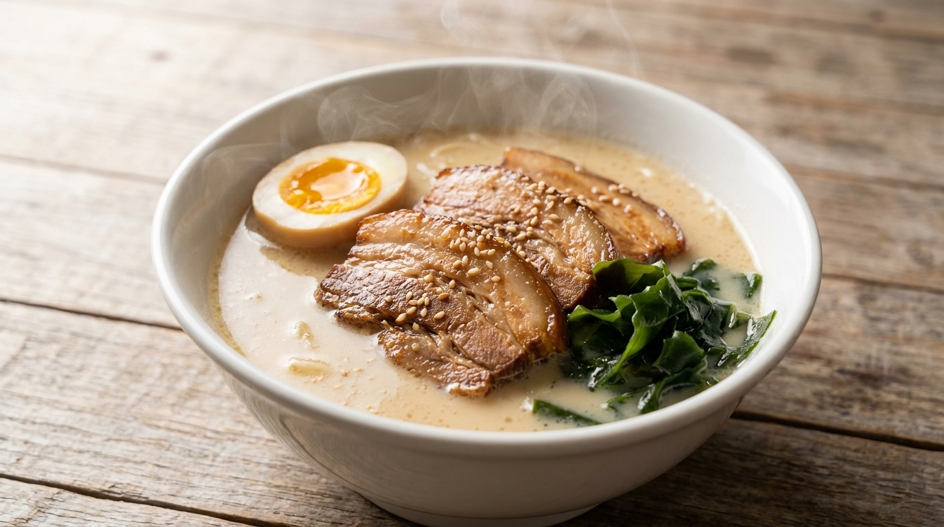 Classic Chashu Pork Bone Ramen