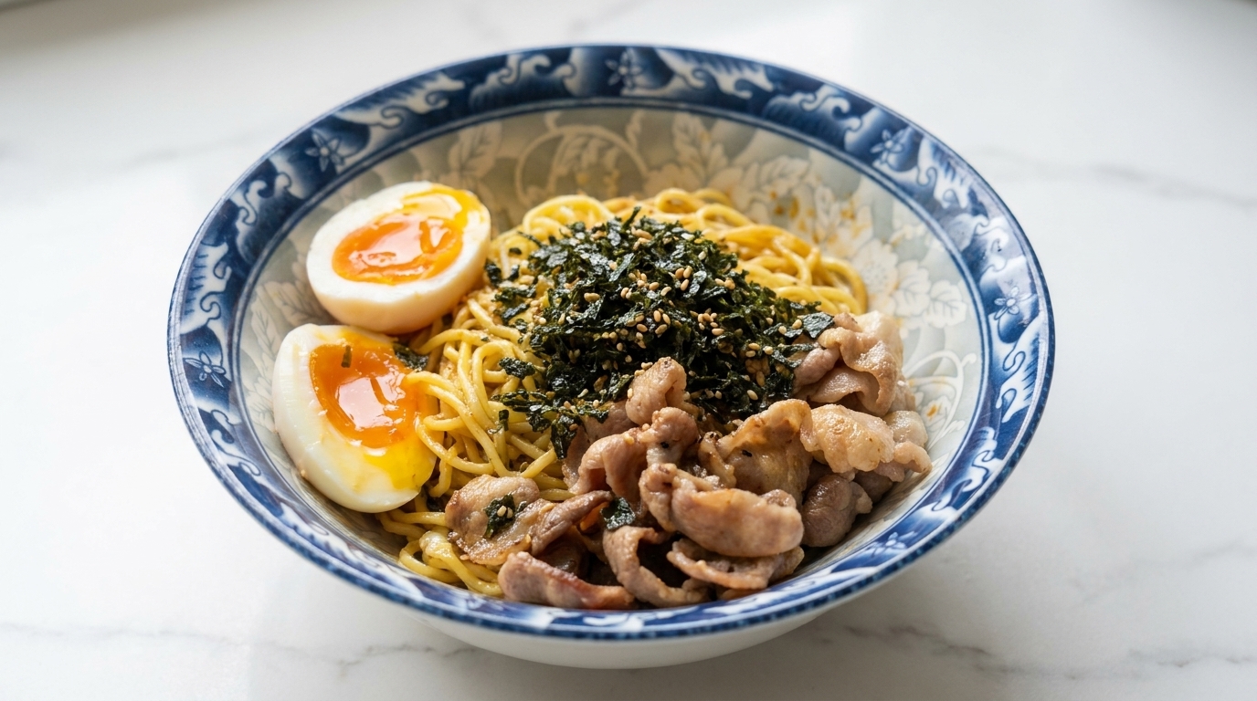 Japanese Abura Soba (Oil Noodles)