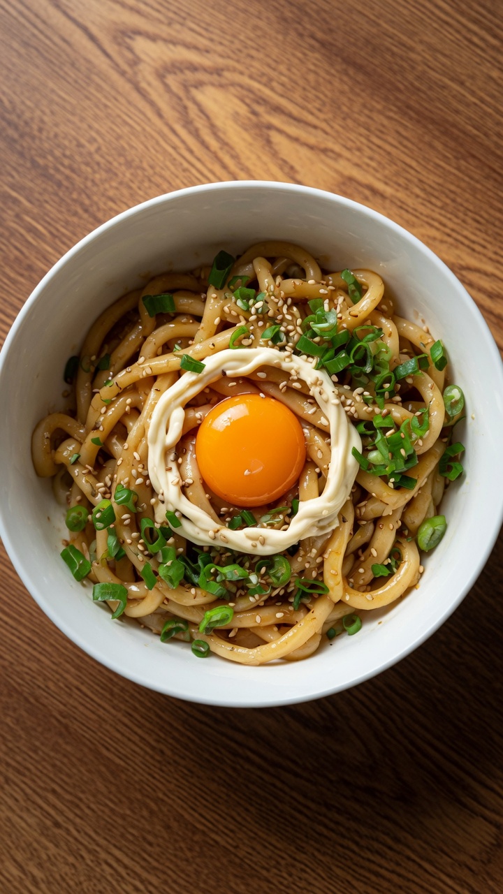 Japanese Style Oil-Mixed Udon
