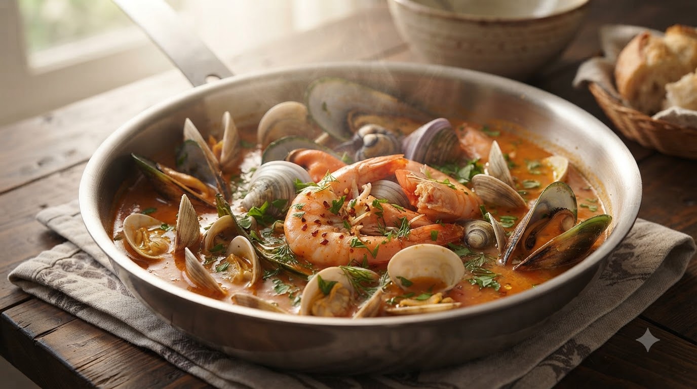 Mediterranean Seafood Soup