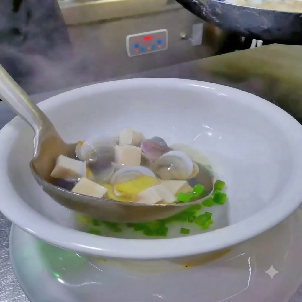 Chopped green onions placed inside an empty white serving bowl.