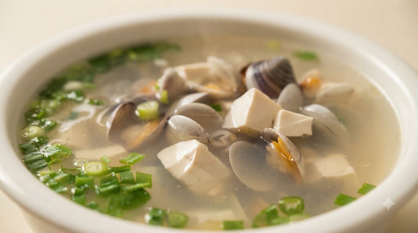 Classic Clam and Tofu Soup