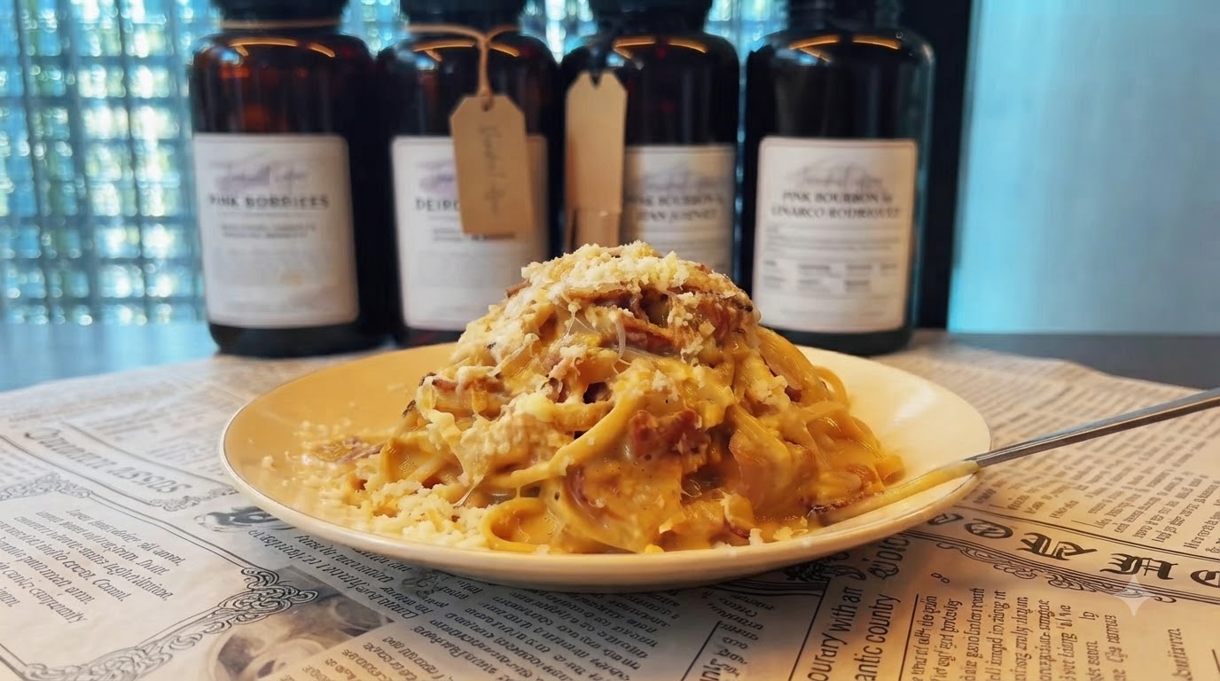 Creamy Italian Carbonara Pasta