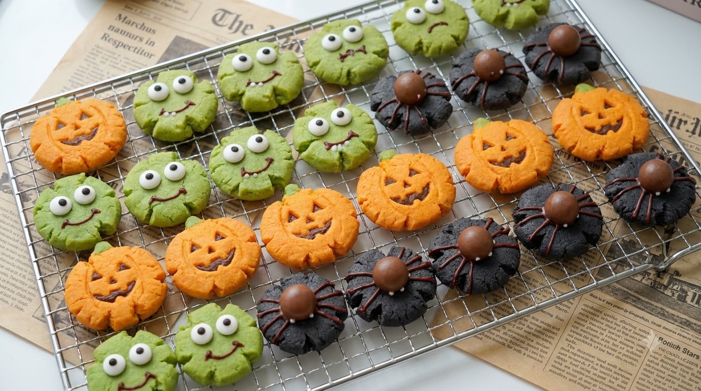Spooky Halloween Margaret Cookies