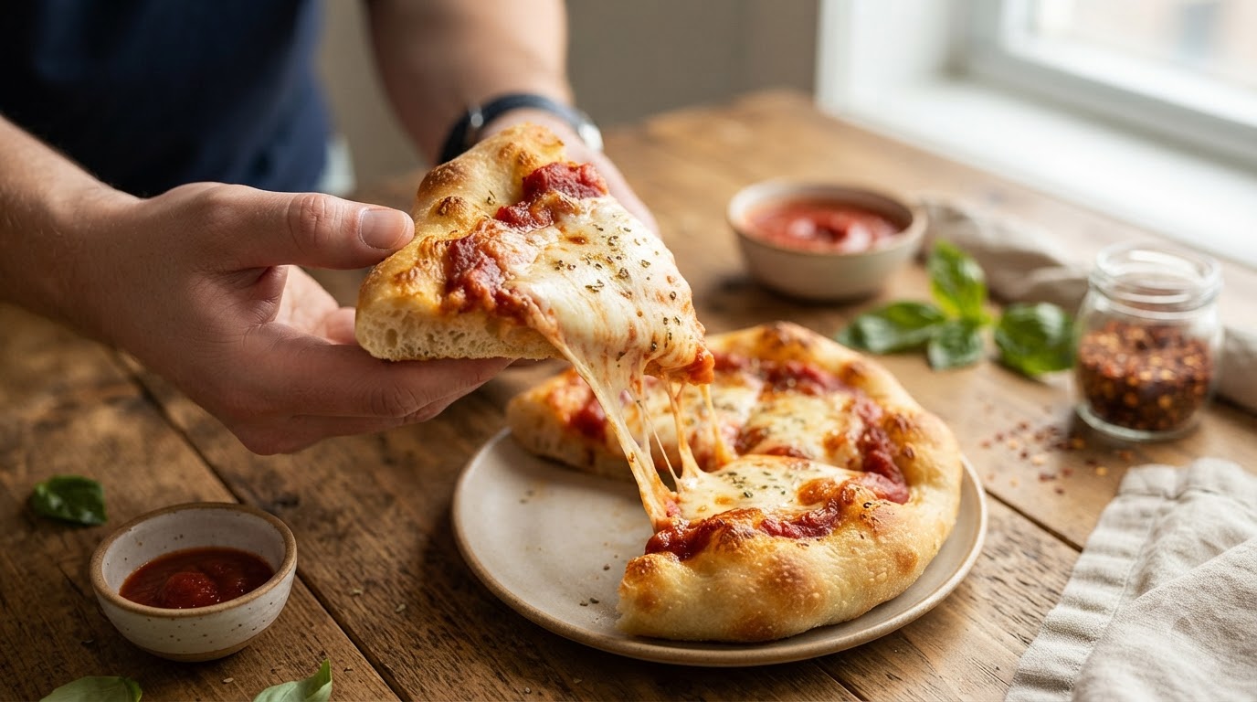 Homemade Small Pizza from Scratch