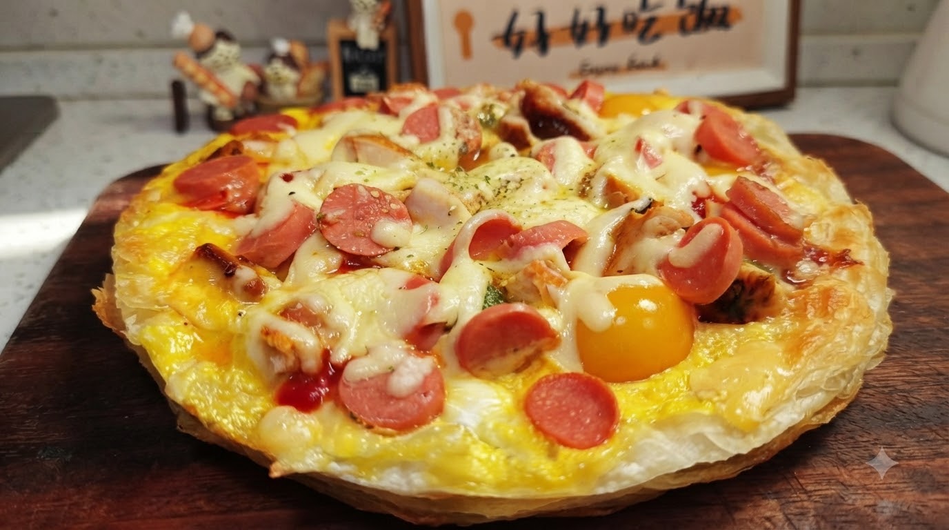 Scallion Pancake Pizza