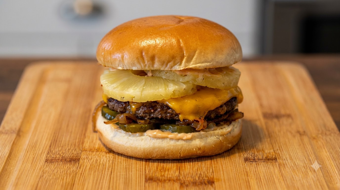 Regular Show Luau Burger