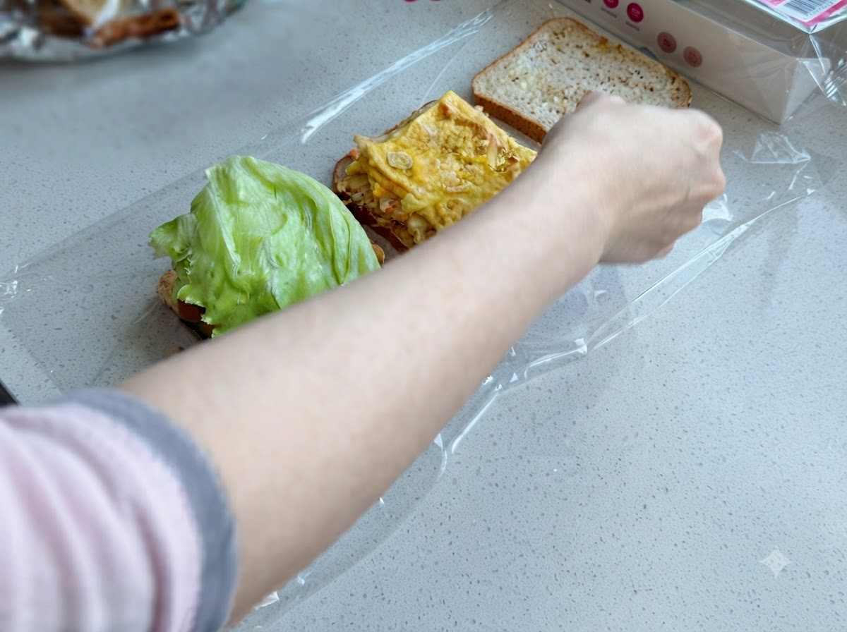 Potatoes and carrots being tested for softness with a knife.
