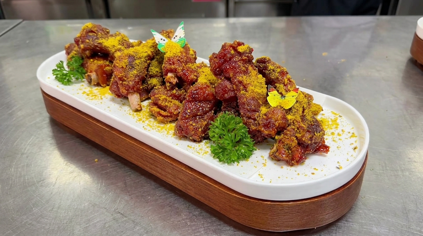 Golden Crispy Pork Ribs