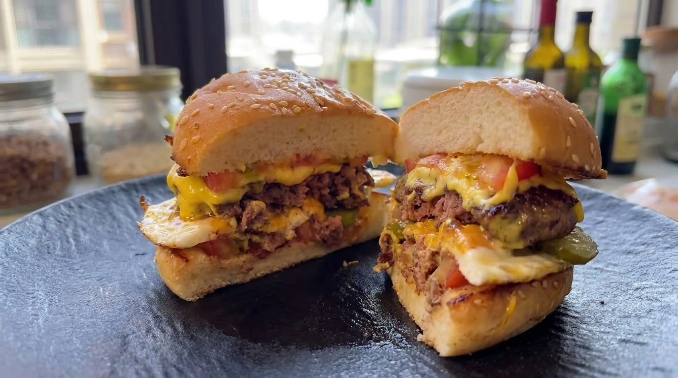 Homemade Mini Angus Beef Burger