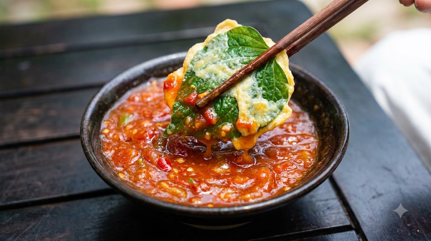 Shanxi Qingxu Zhan Pianzi with Tangy Tomato Dip
