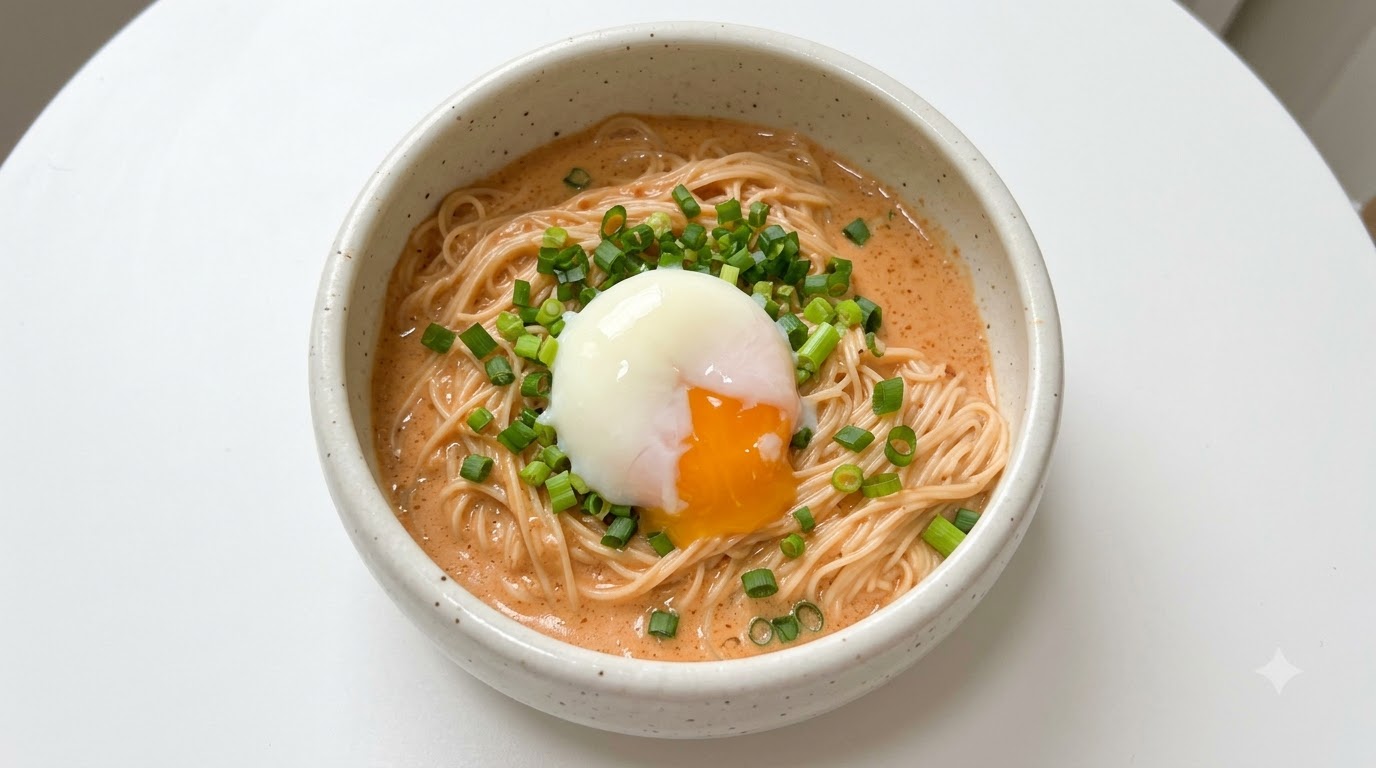 Spicy Sesame Japanese Somen Noodles
