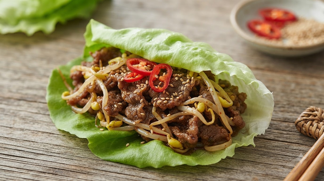 Korean Bean Sprout Bulgogi (Kongbul)