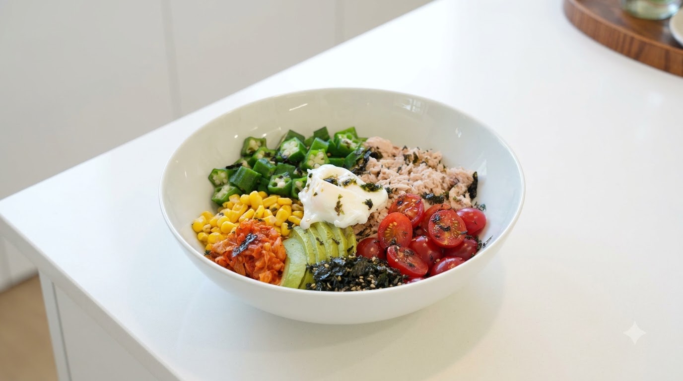 Healthy Tuna Poke Bowl with Quinoa Rice