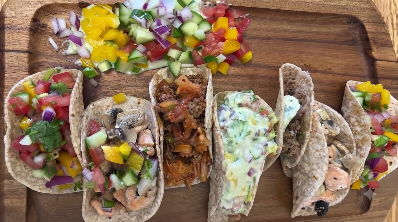 Low-Fat Low-Calorie Mexican Tacos
