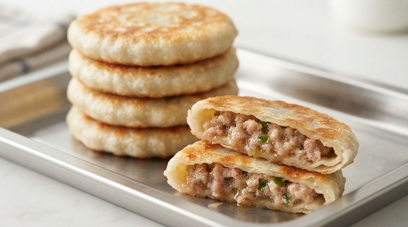 Crispy Niuzhuang Meat Pies (Chinese Xianbing)