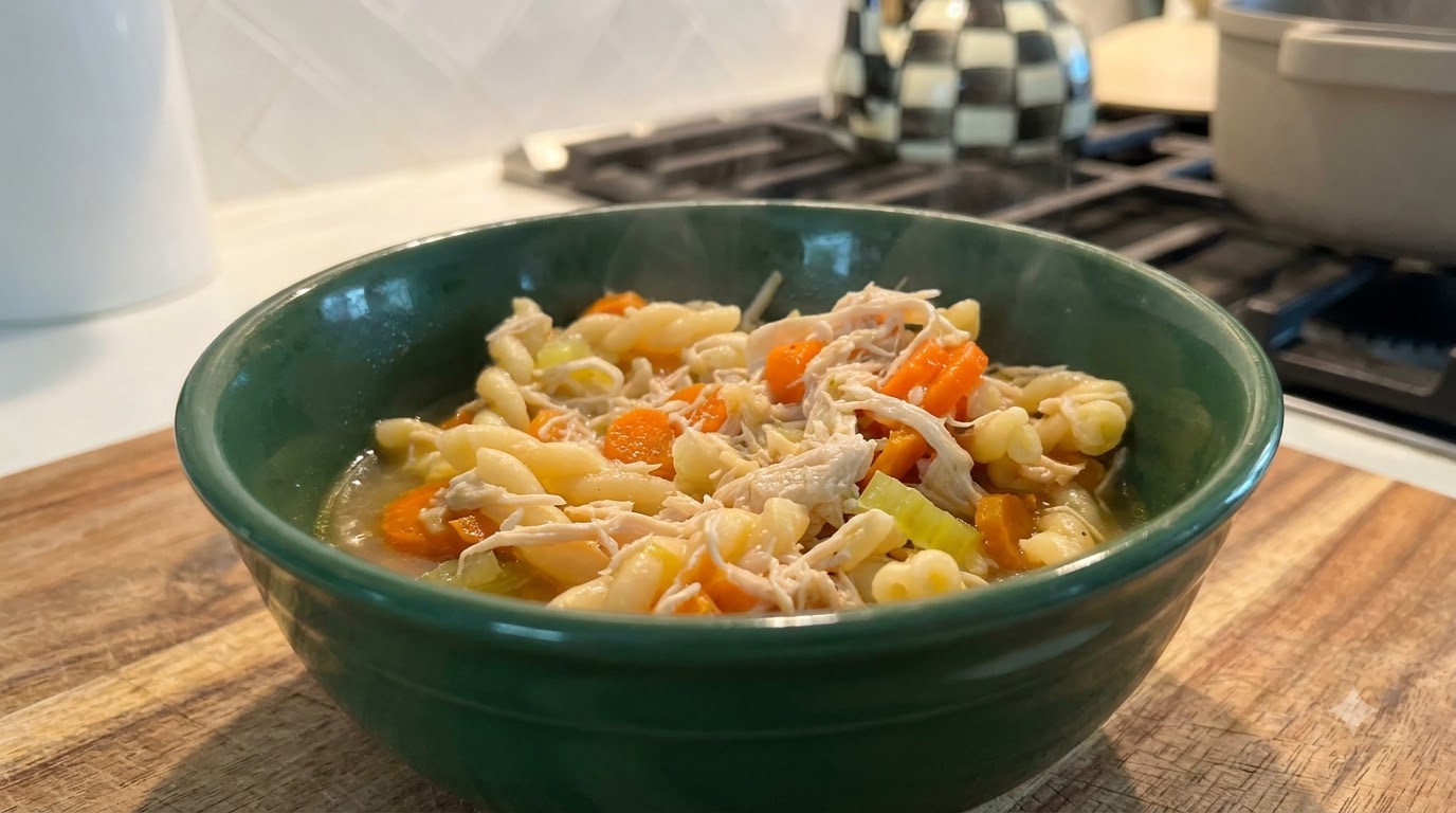 Hearty Sick-Day Chicken Noodle Soup