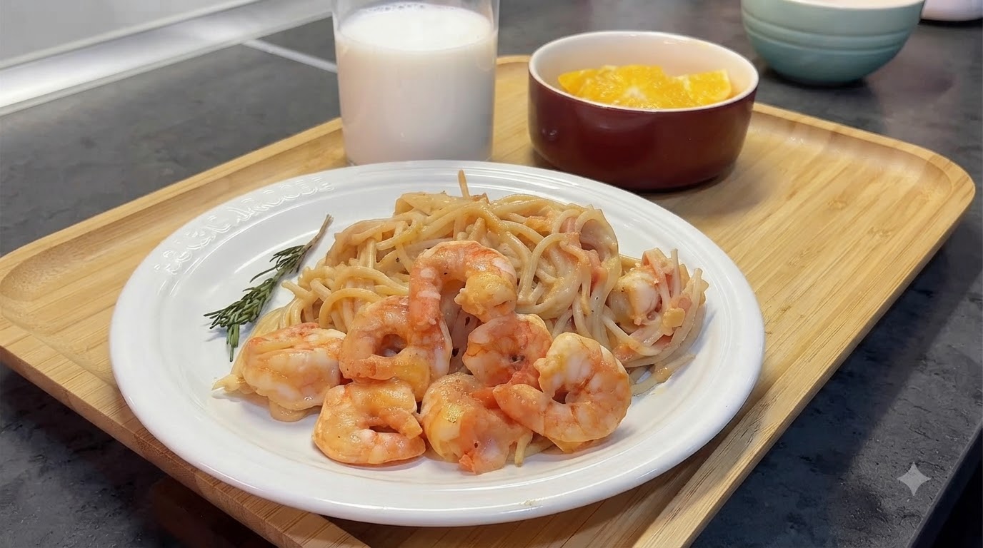 Creamy Tomato Shrimp Pasta